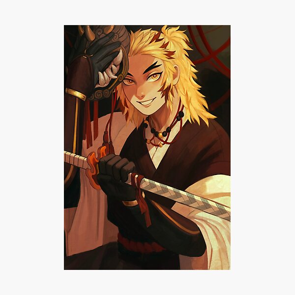Demon Slayer Rengoku Wall Art Redbubble