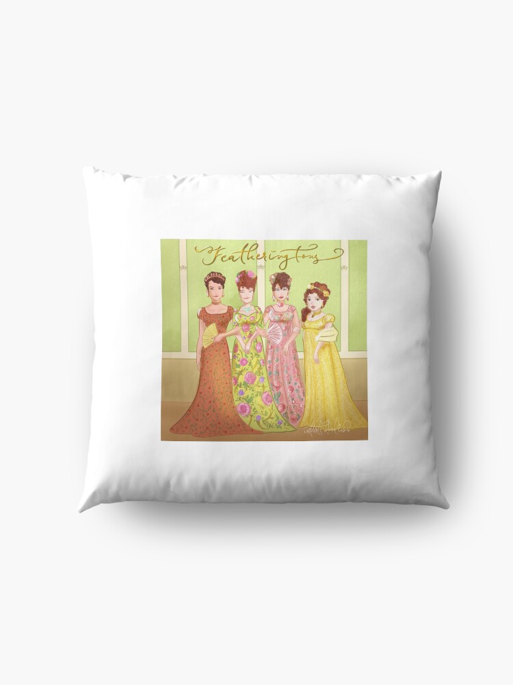 Alternate view of The Featheringtons Floor Pillow