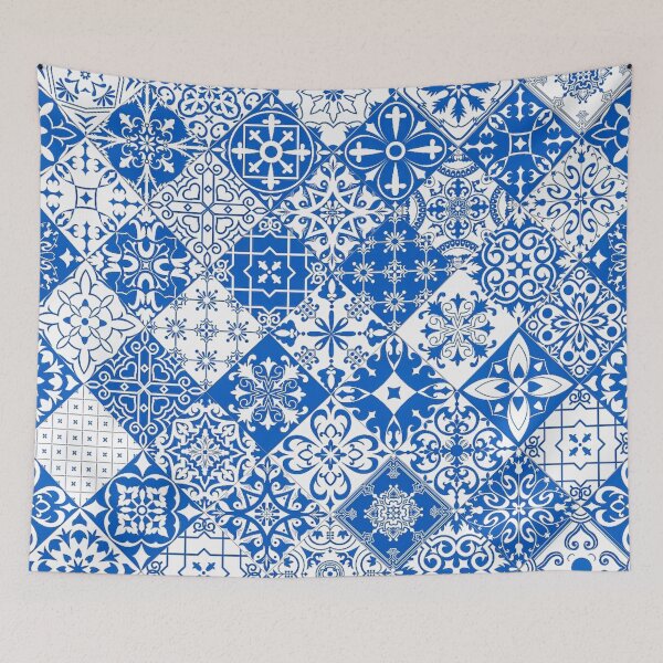Item preview, Blue and White Portuguese Tile designed and sold by Turkdesigner.