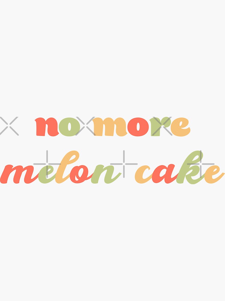 "melon cake" Sticker for Sale by vbsartwork Redbubble