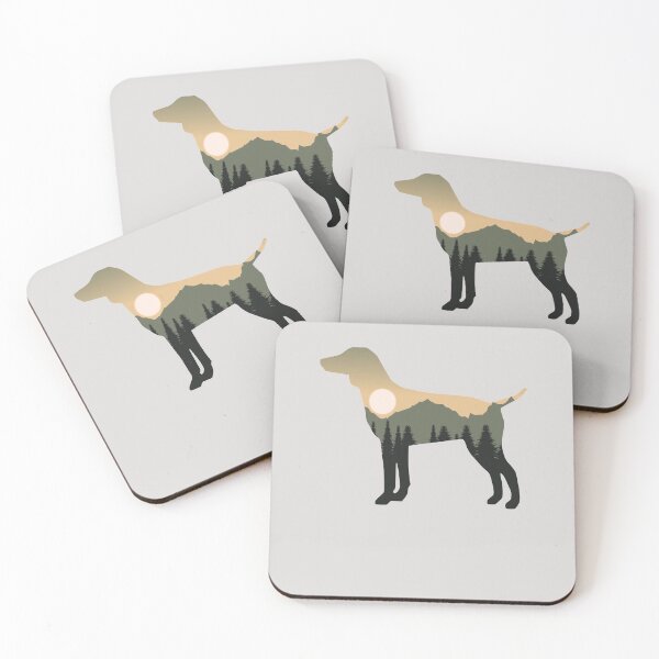Item preview, english pointer dog forest mountain sunset gift designed and sold by alaechamlal.