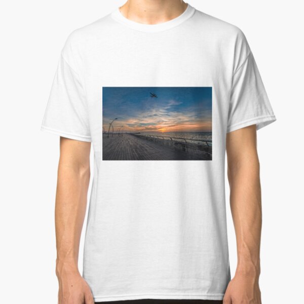 a cinematic moment at the Tel Aviv port Classic T-Shirt