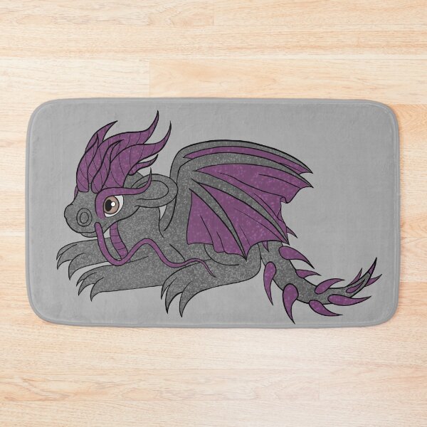 Item preview, Adorable Baby Dragon, Black and Purple designed and sold by EventideChaos.