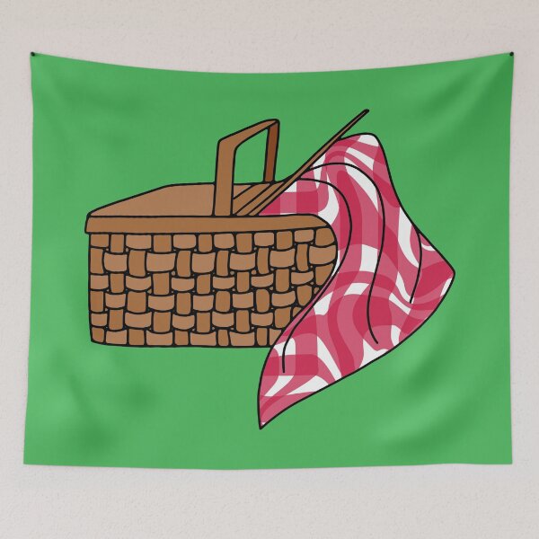 Item preview, Picnic Basket with Blanket designed and sold by murialbezanson.