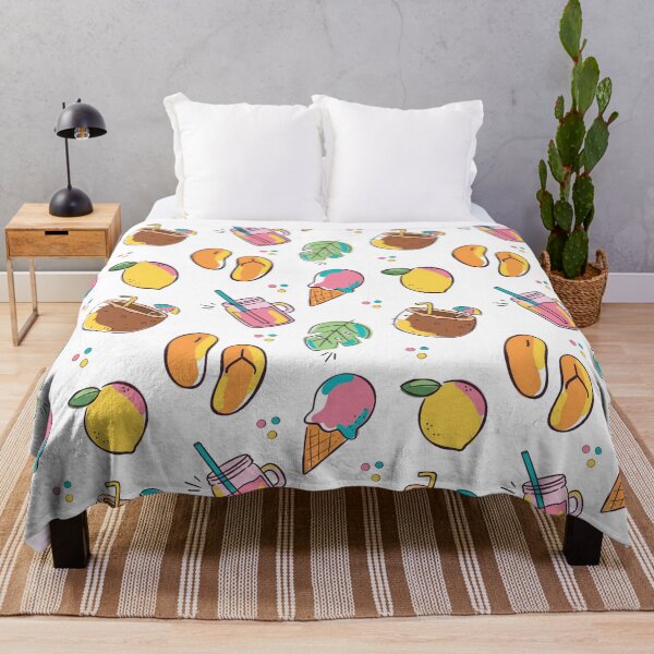 Item preview, Tropical Summer Fruits Pattern For Home Decor designed and sold by TheImperfecto.