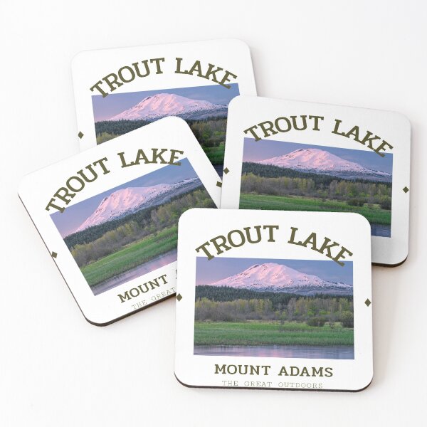 Item preview, TROUT LAKE MOUNT ADAMS, TROUT LAKE GIFTS, MT ADAMS GIFTS designed and sold by happiness1000.