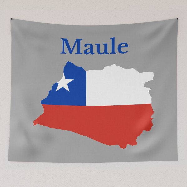 Item preview, Maule Region Map, Chile. designed and sold by marosharaf.