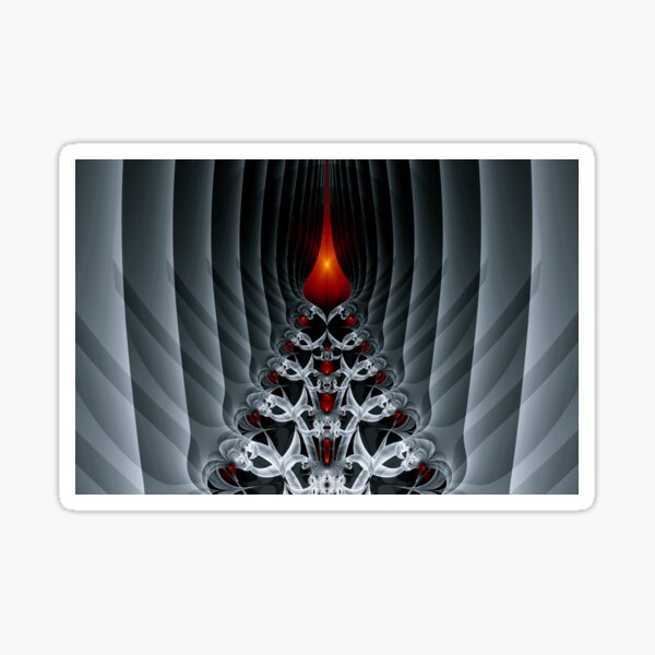 Fractal Art - Path To Hell Sticker