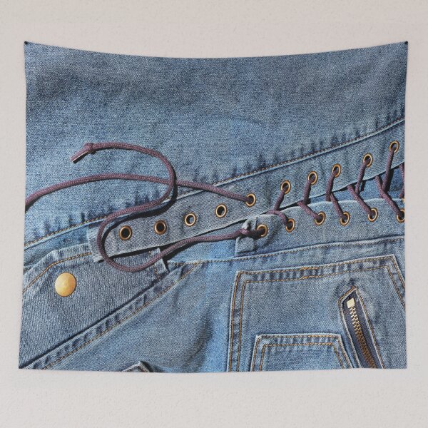 Item preview, Denim cloth with pockets and rivets  designed and sold by CatCarrot.