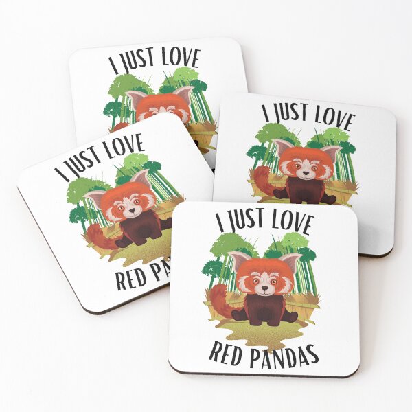 Item preview, I Just Love Red Pandas Red Panda Bear Animal designed and sold by DerEmmat.