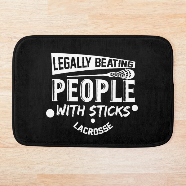 Aperçu de l'œuvre Lacrosse Legally Beating People With Sticks créée et vendue par teeteeup.
