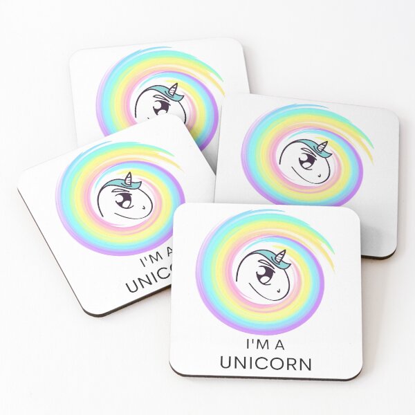 Item preview, I'm A Unicorn Unicorn Rainbow Cute Saying designed and sold by DerEmmat.