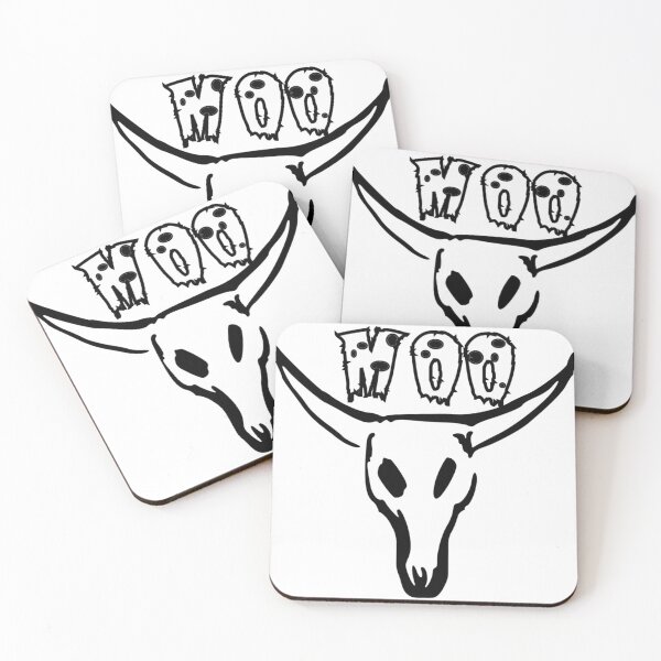 Item preview, Moo Skull designed and sold by TheWallFlowersofCypress.