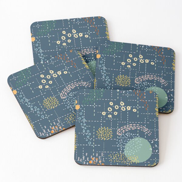 Item preview, Dark Blue Graphic Pattern designed and sold by AlinaSCorner.
