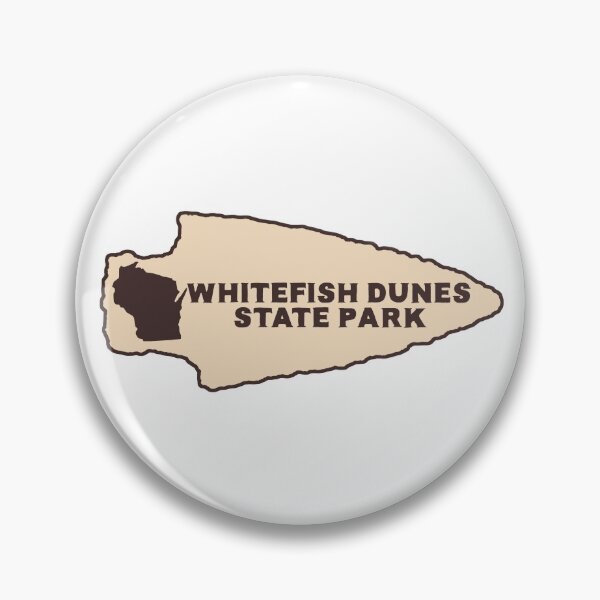 Item preview, Whitefish Dunes State Park Wisconsin WI Rustic Arrowhead designed and sold by palmettodigital.