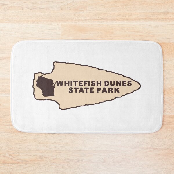 Item preview, Whitefish Dunes State Park Wisconsin WI Rustic Arrowhead designed and sold by palmettodigital.