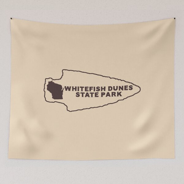 Item preview, Whitefish Dunes State Park Wisconsin WI Rustic Arrowhead designed and sold by palmettodigital.