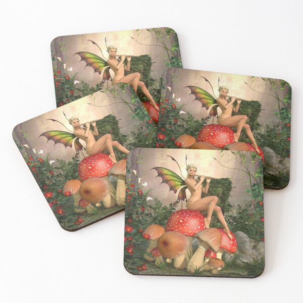 Item preview, A Fairy Concerto Flute Playing Forest Music On Mushroom designed and sold by 108dragons.