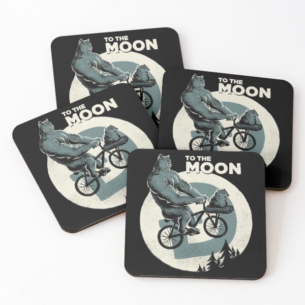 Item preview, DOGECOIN | To the MOON | Much coin how money so crypho such wow Meme Buy the Dip Hodler | Shiba Inu Doggo Ironic Dank Memes | Wacky and Uncharacteristic Bonk Dorime | Much Wow | Moon Light Silhouette designed and sold by Any Color Designs.