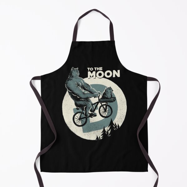Item preview, DOGECOIN | To the MOON | Much coin how money so crypho such wow Meme Buy the Dip Hodler | Shiba Inu Doggo Ironic Dank Memes | Wacky and Uncharacteristic Bonk Dorime | Much Wow | Moon Light Silhouette designed and sold by Any Color Designs.