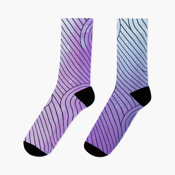 Aperçu de l'œuvre Motif ondulé diagonal violet créée et vendue par Designs By YL.
