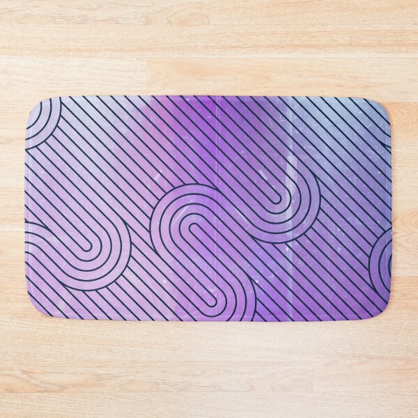 Item preview, Purple Diagonal Wavy Pattern designed and sold by Designs By YL.