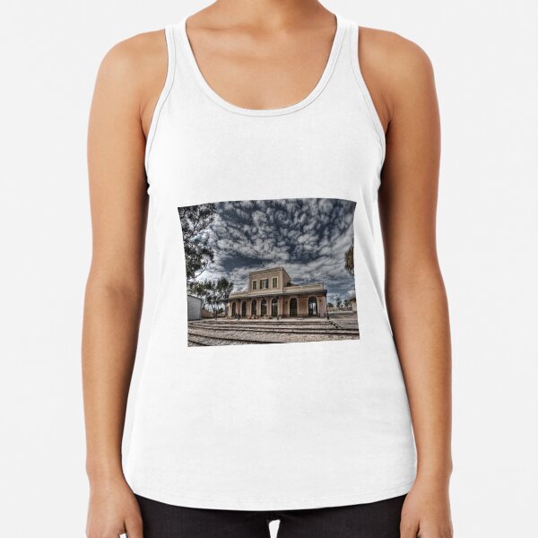 Tel Aviv, The Old Railway Station: the haunted station house Racerback Tank Top