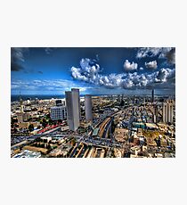Tel Aviv, sunrise over the city Photographic Print