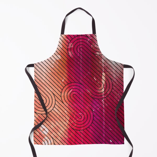 Item preview, Red Diagonal Wavy Pattern designed and sold by Designs By YL.