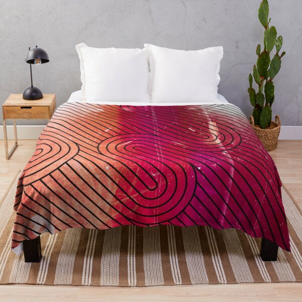 Item preview, Red Diagonal Wavy Pattern designed and sold by Designs By YL.
