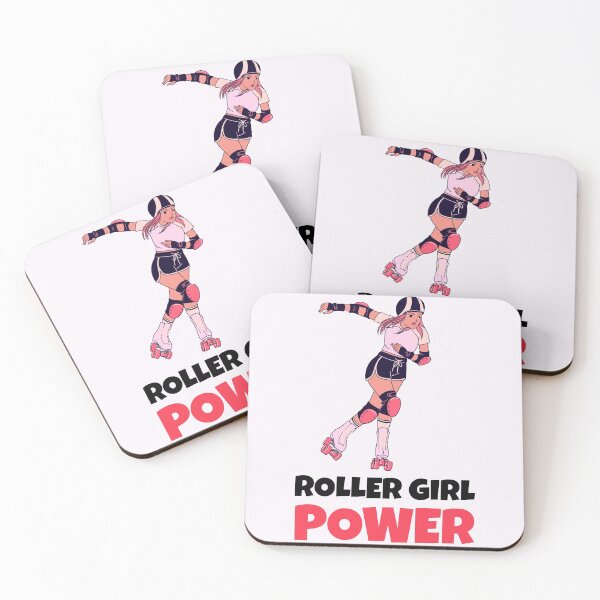 Item preview, Roller Girl Power Pink designed and sold by Wachi-A.