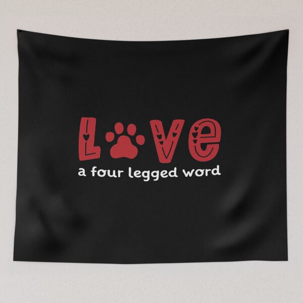 Item preview, Love A Four Legged Word, Valentines day T-shirt, Funny Love T-shirt, Lovers shirt, Couples T-shirt for Men And Women designed and sold by othmanoek.