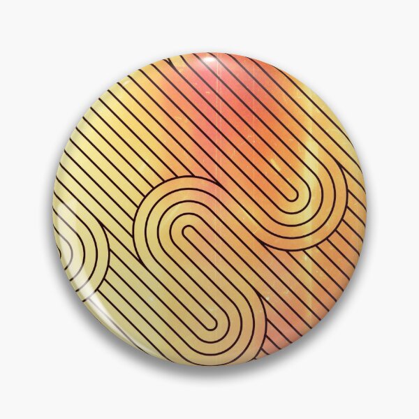 Item preview, Orange Diagonal Wavy Pattern designed and sold by Designs By YL.