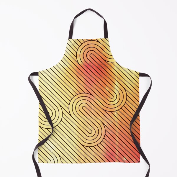 Item preview, Orange Diagonal Wavy Pattern designed and sold by Designs By YL.