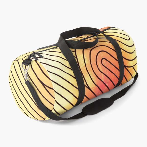 Item preview, Orange Diagonal Wavy Pattern designed and sold by Designs By YL.