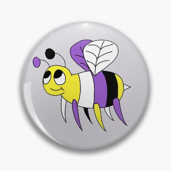 Item preview, Nonbeenary Bumble Bee designed and sold by Cutest-Raccoon.