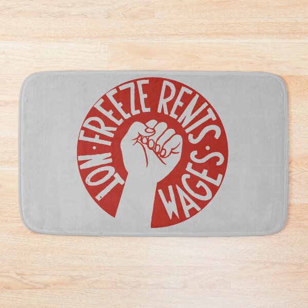 Item preview, Freeze Rents Not Wages - Socialist, Leftist, Housing, Protest designed and sold by SpaceDogLaika.