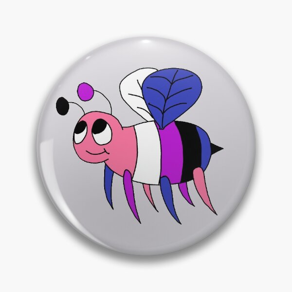 Item preview, Genderfluid Bumble Bee designed and sold by Cutest-Raccoon.