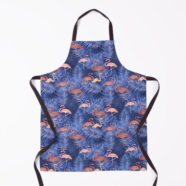 Item preview, Blue Flamingos Pattern Design designed and sold by graphicscat.