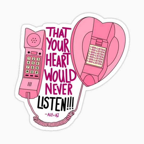 Item preview, Listen!!! - Aly & AJ - Pink designed and sold by sapphicfern.