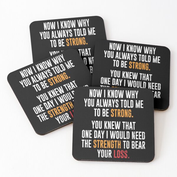 Item preview, Remembrance Day: Now I Know Why You Always Told Me to Be Strong. You Knew That One Day I Would Need the Strength to Bear Your Loss designed and sold by Printoweb.