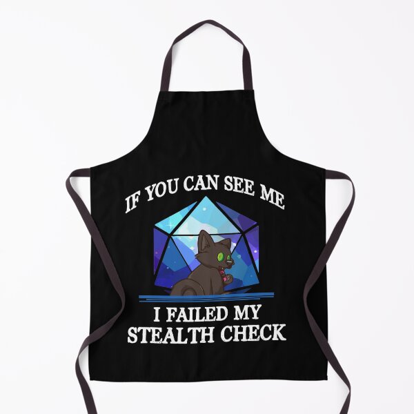 Item preview, Si puedes verme, fallé mi control de sigilo Black Cat designed and sold by Dressed For  Duty.