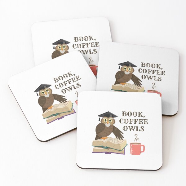 Item preview, Book owls coffee designed and sold by AdelDa19.