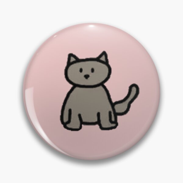 Item preview, Gray Cat l Pets (pink) designed and sold by vell arts :).