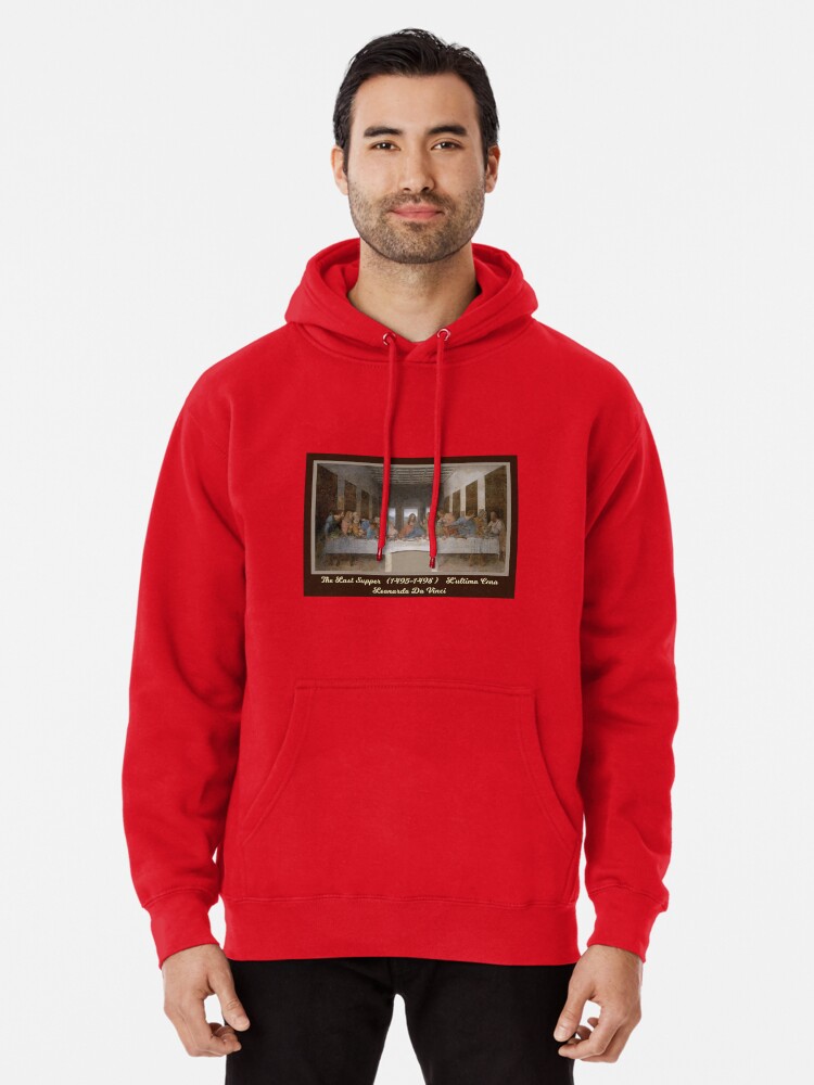 【ヨウジヤマモト】\"THE LAST SUPPER\" COLLAGE GRAPHIC HOODIE THE LAST SUPPER