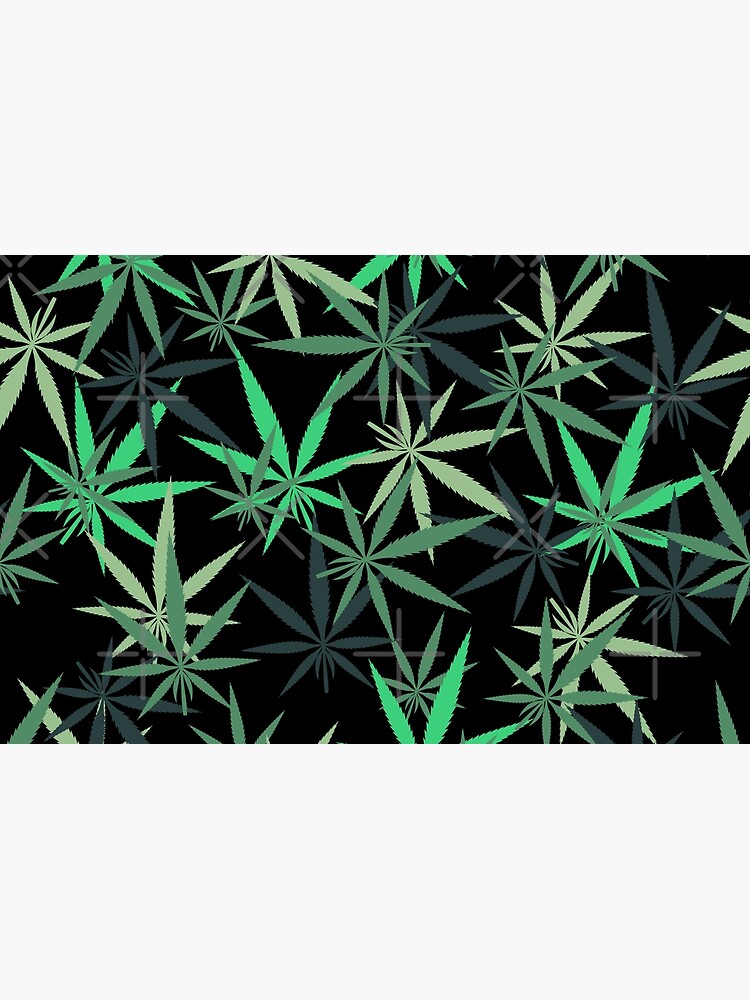 Rainbow of Green Marijuana Leaf by RadicalLeaf