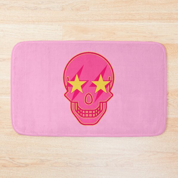 Item preview, hot pink star eye skull designed and sold by Julia Santos.