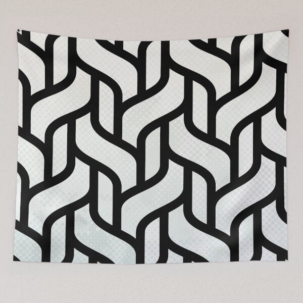 Item preview, Grey Interwoven Waves designed and sold by Designs By YL.