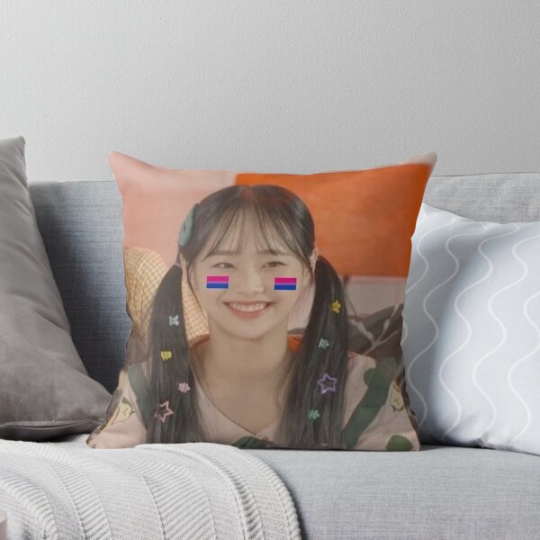 Item preview, chuu smiling with bisexual flag designed and sold by designsbychuu.