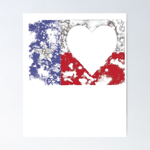 Item preview, i heart flag love texas tny Black designed and sold by gafastore.